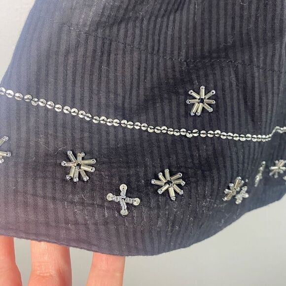 Free People Crushin On You Embellished Dress in Black XS - Picture 8 of 10